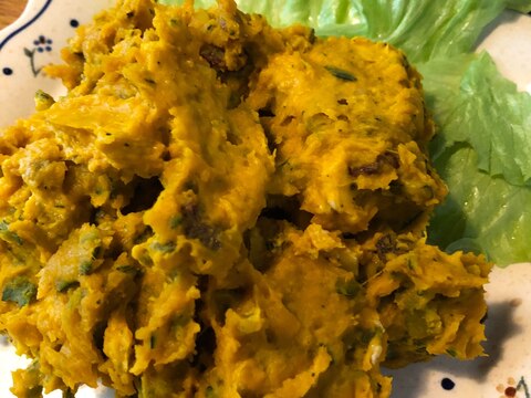 カマンベールチーズとかぼちゃのサラダ(北海道産)